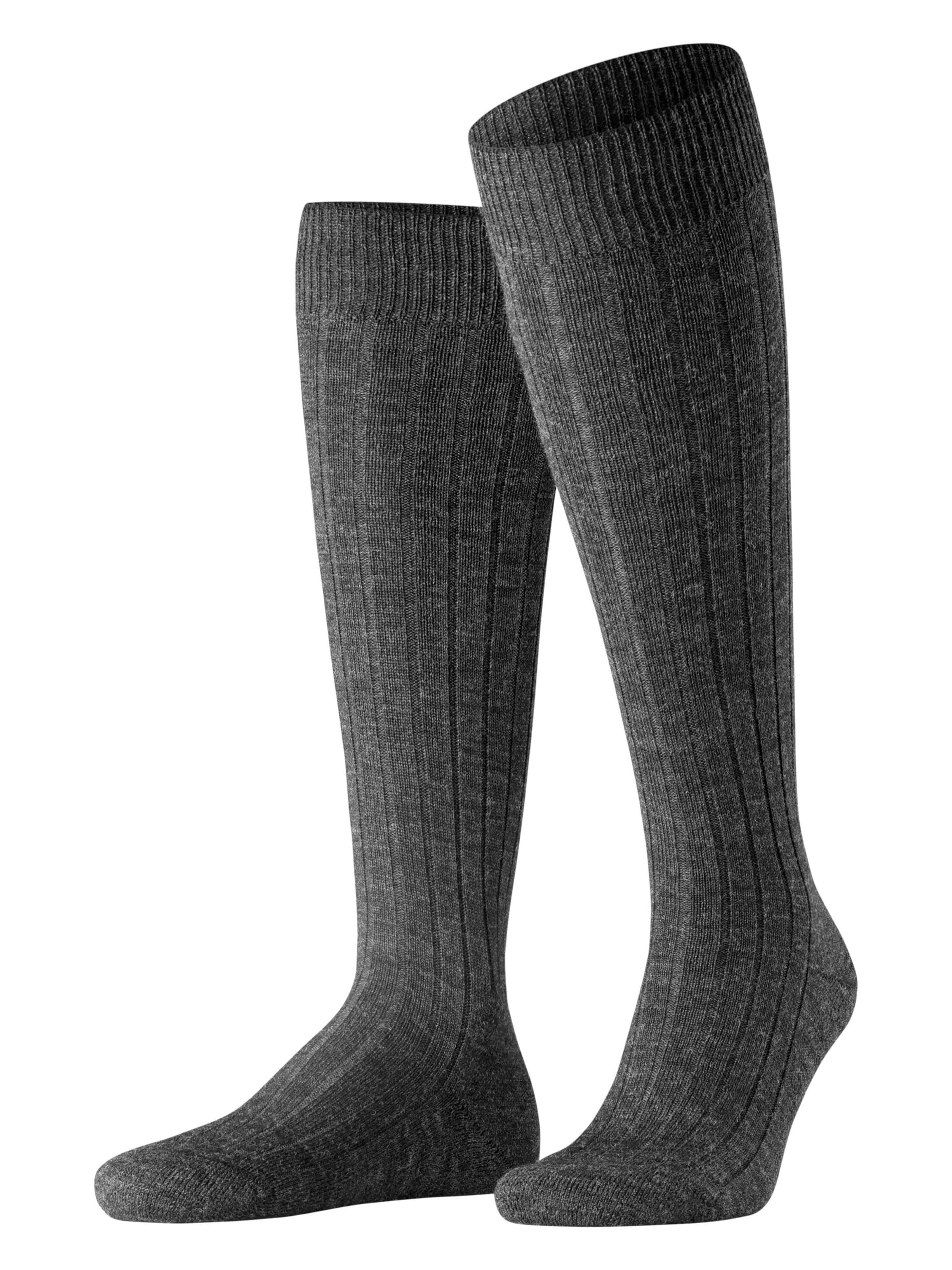 FALKE Kniestrümpfe 'Teppich im Schuh'‌‌‌‌‌‌‌‌ in Grau: Vorderseite