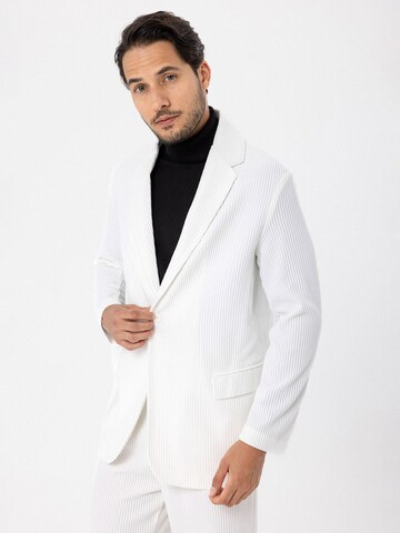 Coupe regular Veste de costume Antioch en blanc