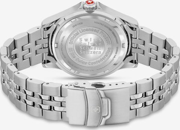 SWISS MILITARY HANOWA Analoog horloge 'FLAGSHIP X' in Zilver