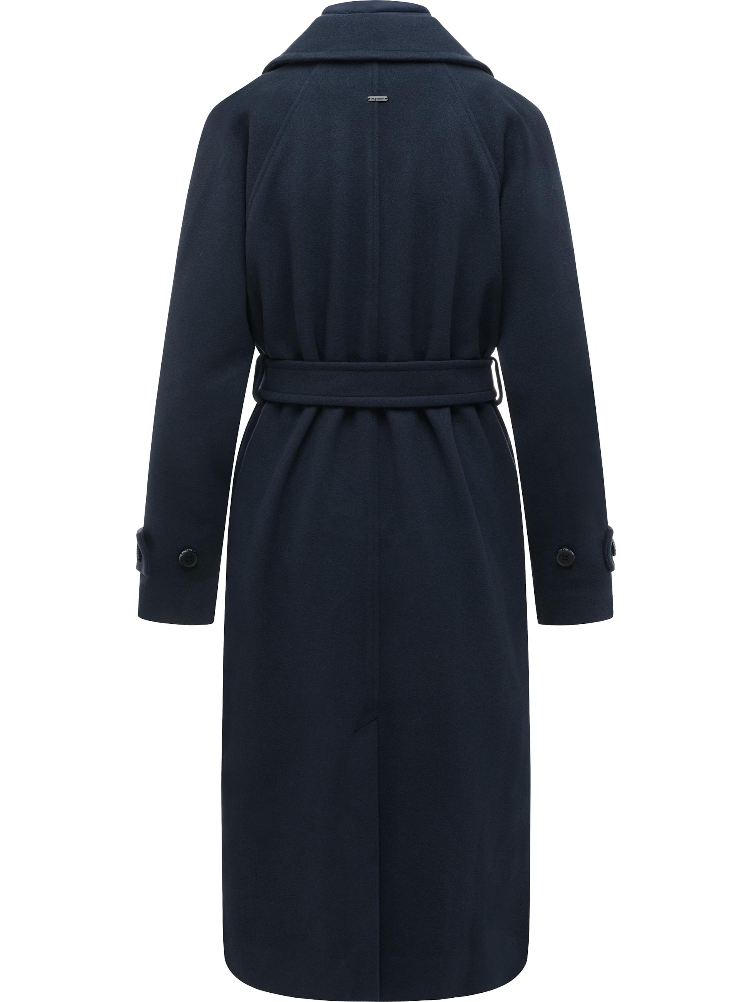 Manteau d’hiver 'Trenchie Felt Y' Ragwear en bleu