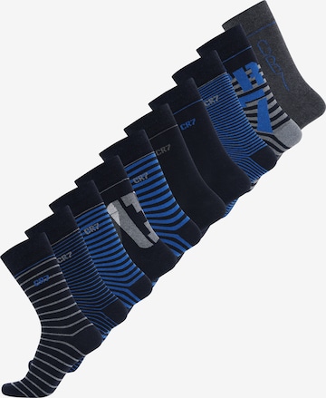 CR7 - Cristiano Ronaldo Socks in Blue: front