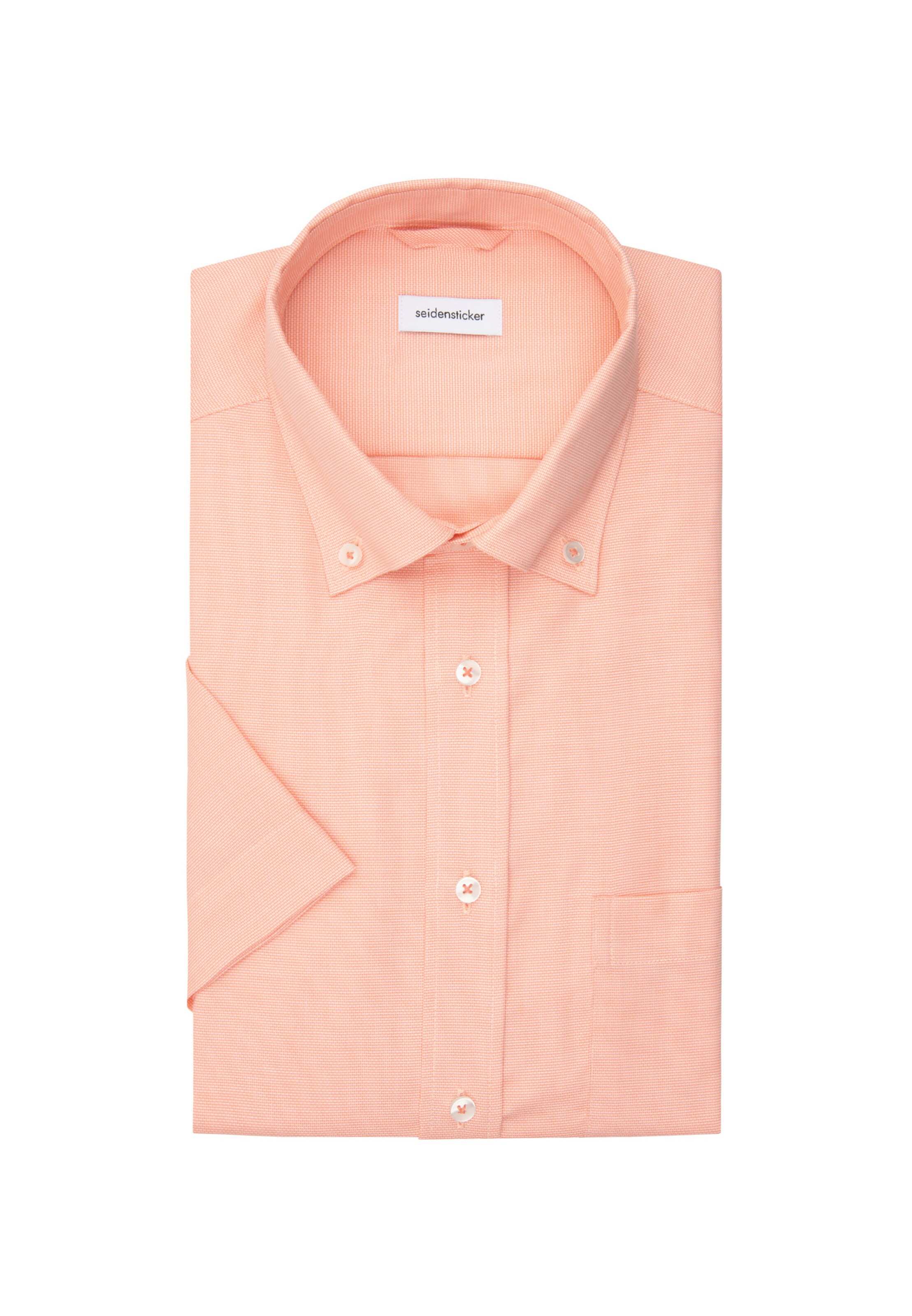 SEIDENSTICKER Regular fit Business shirt in Orange