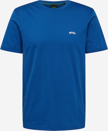 BOSS Green - Camiseta en azul: frente