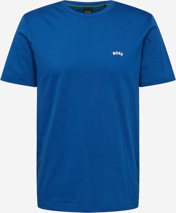 T-Shirt BOSS en bleu : devant