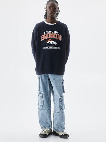 Pull&Bear Sweatshirt in Blauw