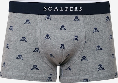 Scalpers Boxershorts in navy / graumeliert, Produktansicht