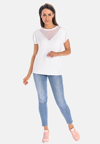 TEYLI T-shirt 'Cora' i vit