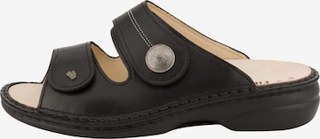 Finn Comfort Mule 'SANSIBAR' in Black: front