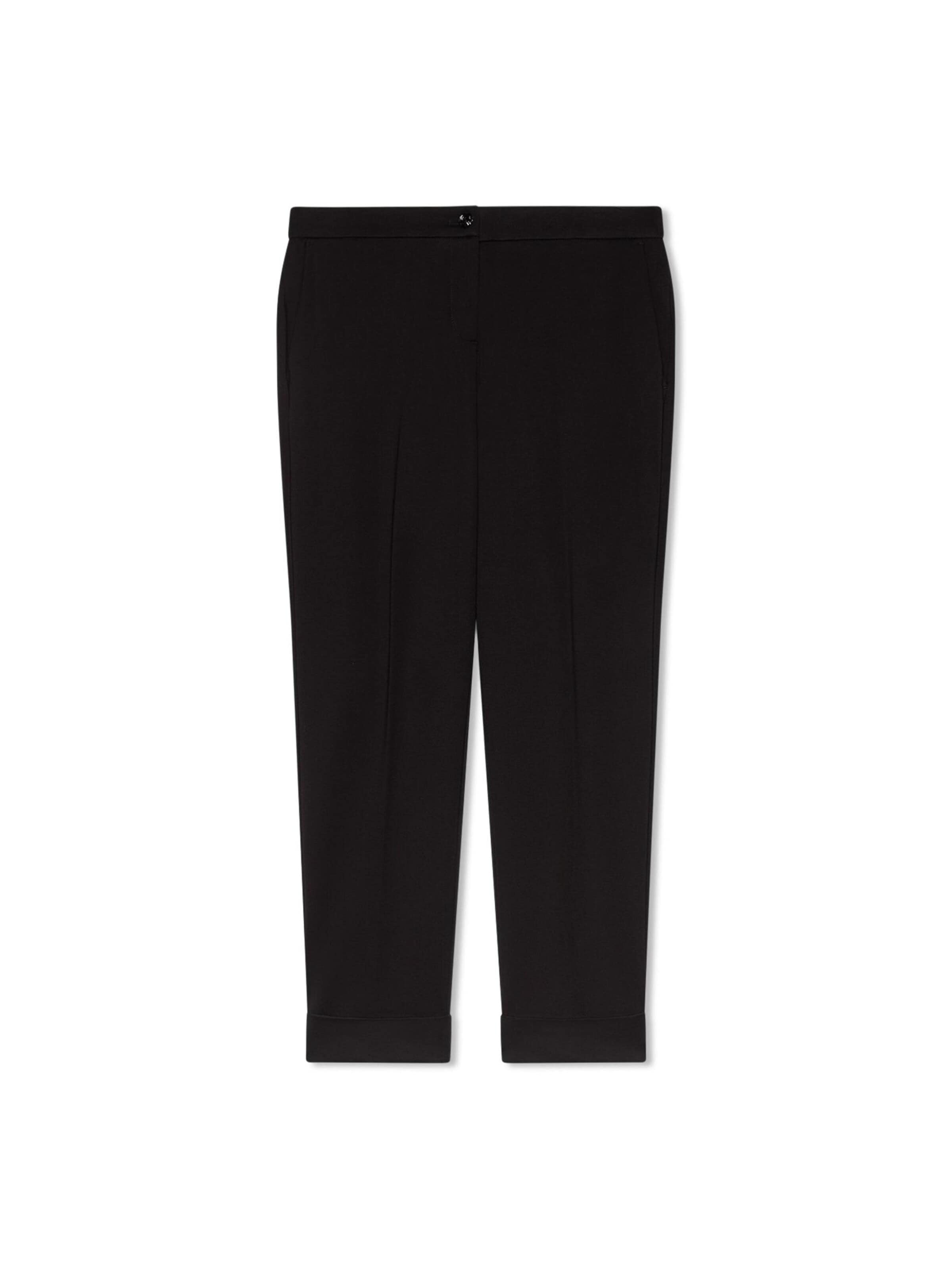 regular Pantaloni di Fiorella Rubino in nero: frontale