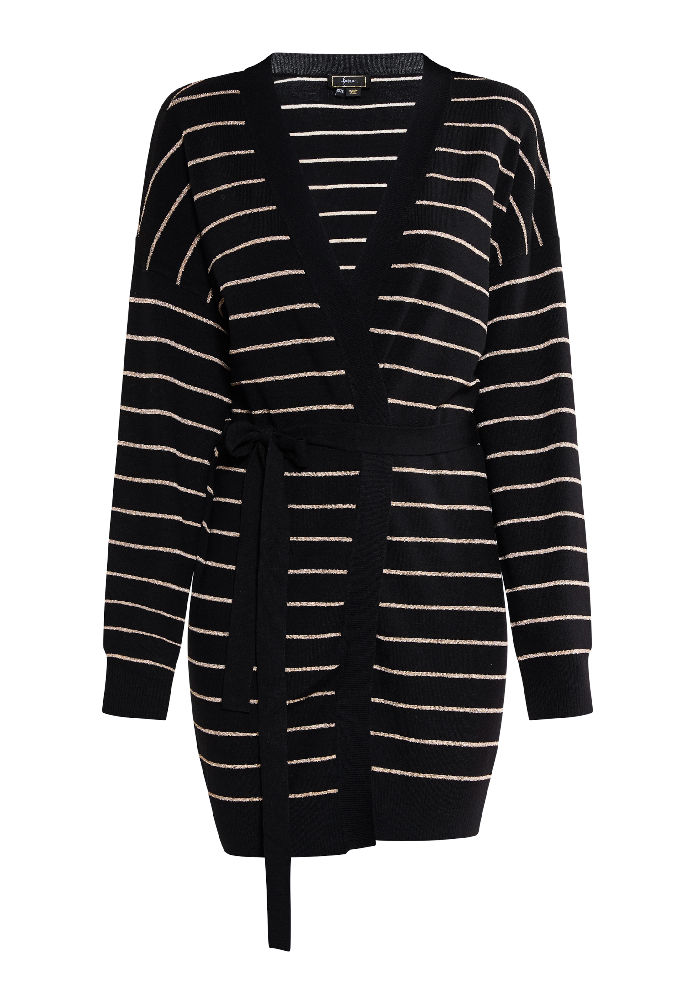 faina Pletena jopa | črna barva: sprednja stran