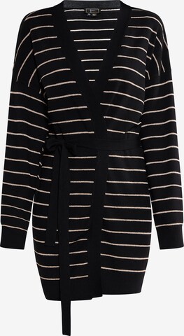 Cardigan faina en noir : devant