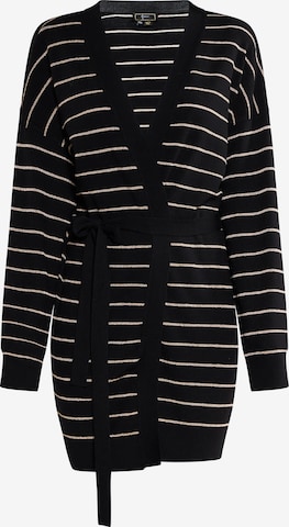 Cardigan faina en noir : devant