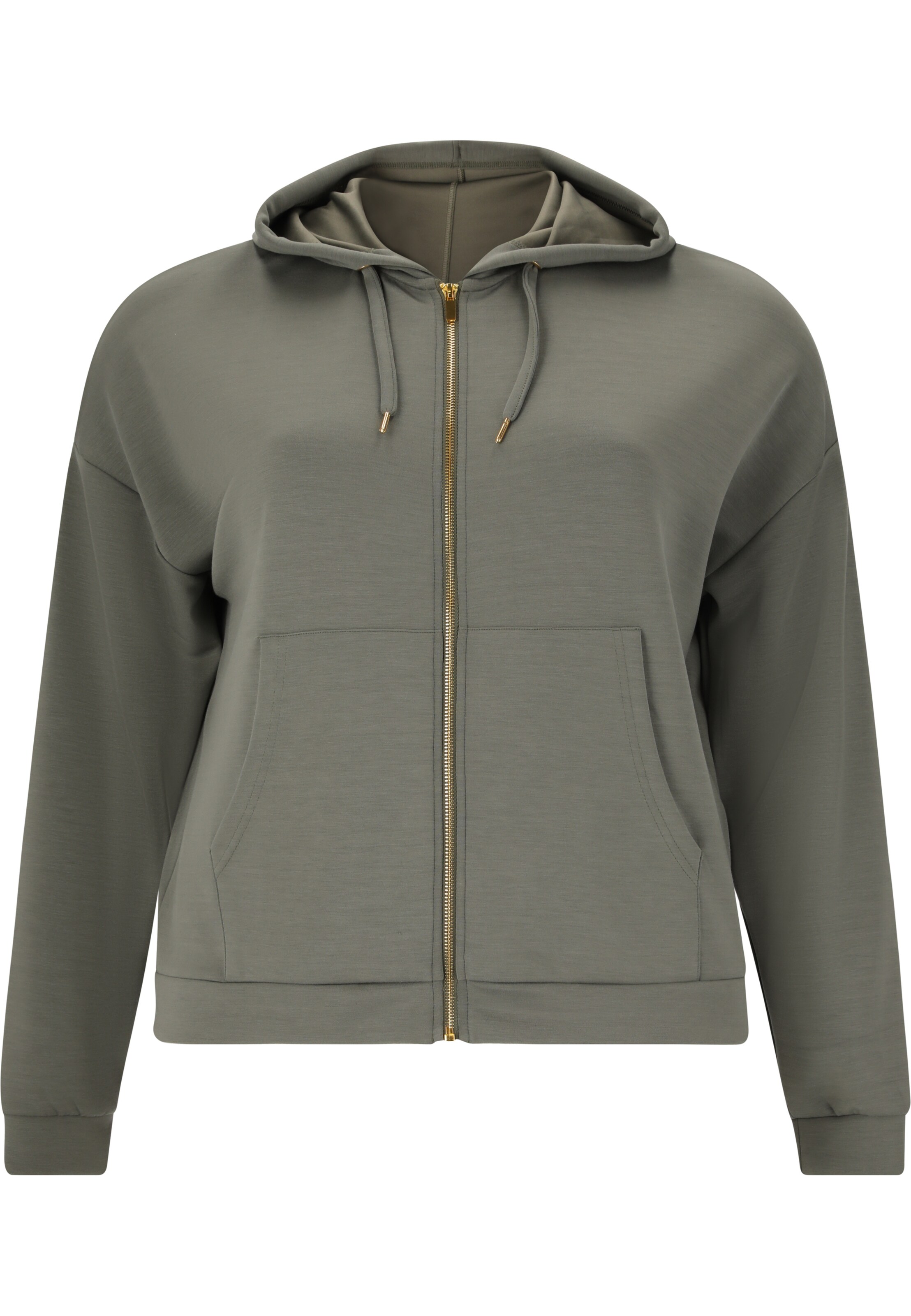 Q by Endurance Kapuzenjacke in Grau: Vorderseite