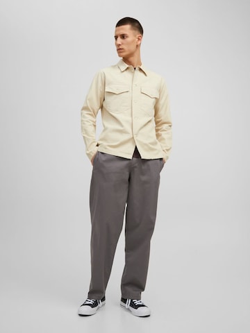 JACK & JONES Regular Chino Pants in Grey