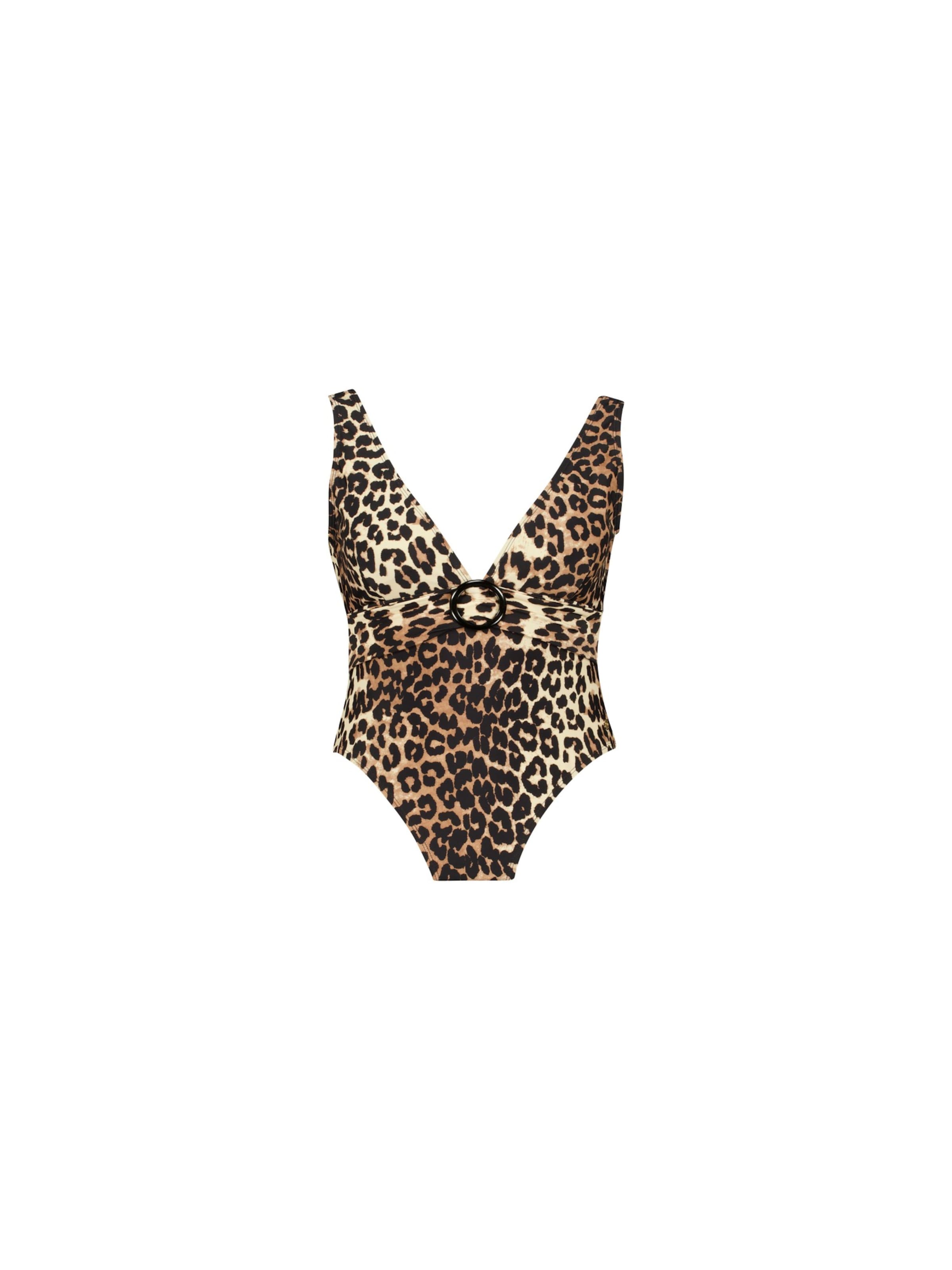 Triangle Maillot de bain ' JOKI ' Deeluxe en marron : devant