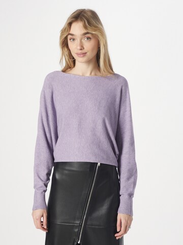 Sublevel Sweater in Purple: front