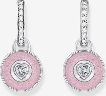 Thomas Sabo Earrings in Pink: front