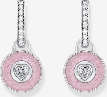 Thomas Sabo Earrings in Pink: front