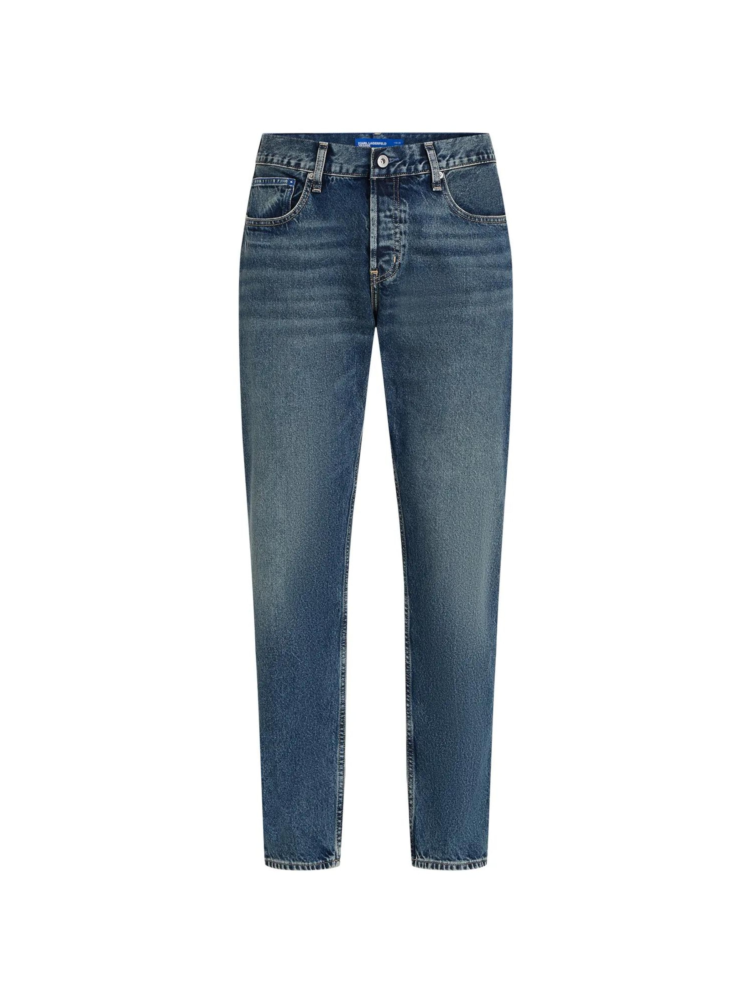Coupe slim Jean KARL LAGERFELD JEANS en bleu : devant