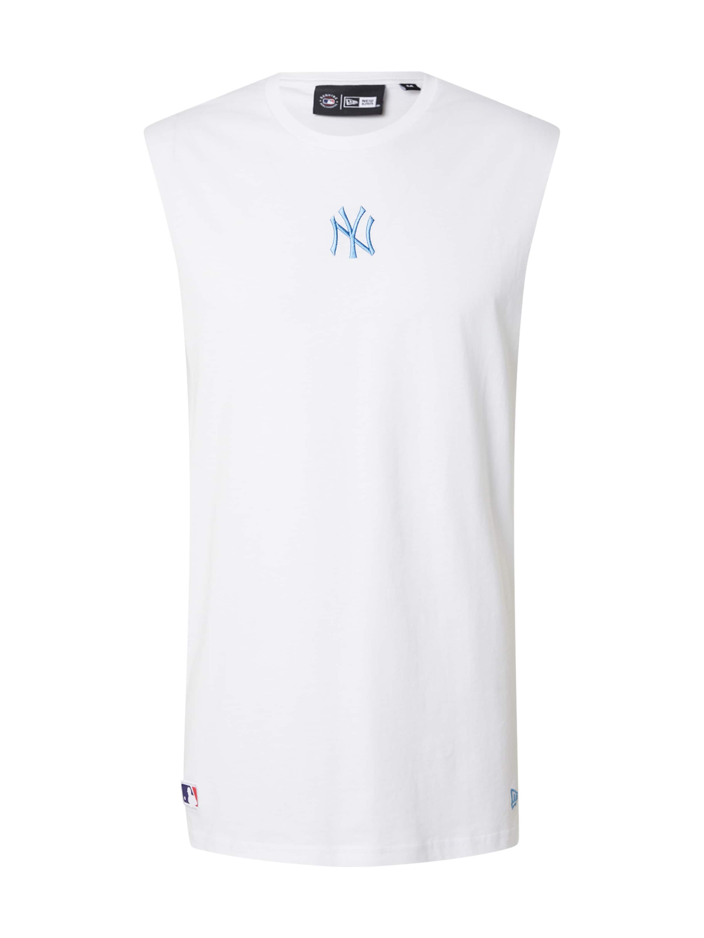 NEW ERA Shirt 'MLB NEYYAN' in White: front