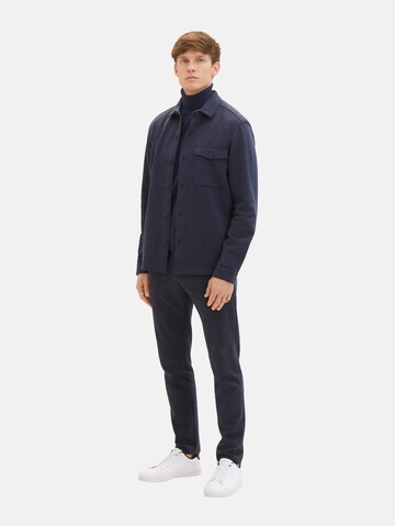 TOM TAILOR Regular Fit Hemd in Blau