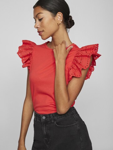 VILA T-Shirt 'VIRedda' in Rot
