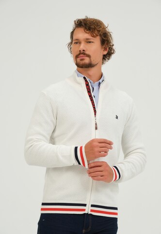 Vestes en maille Giorgio di Mare en blanc