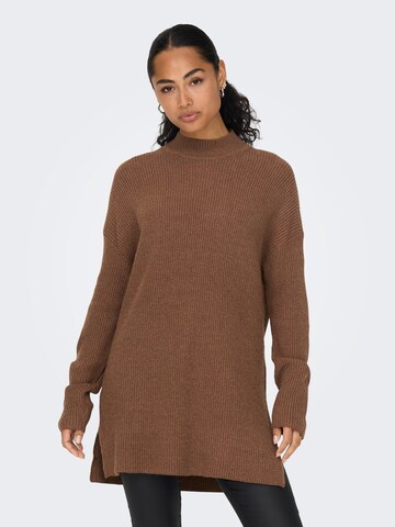 Pull-over 'Katia' ONLY en marron : devant