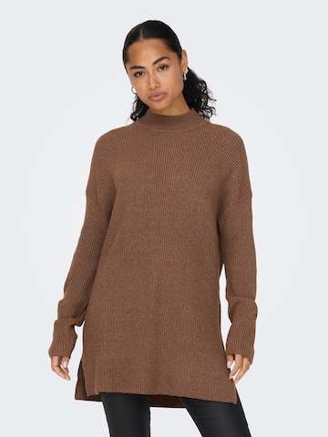 ONLY Sweater 'Katia' in Brown: front
