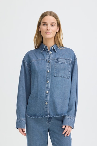 T-shirt Pulz en bleu : devant