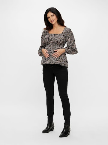 Camicia da donna 'KIKI' di Pieces Maternity in nero