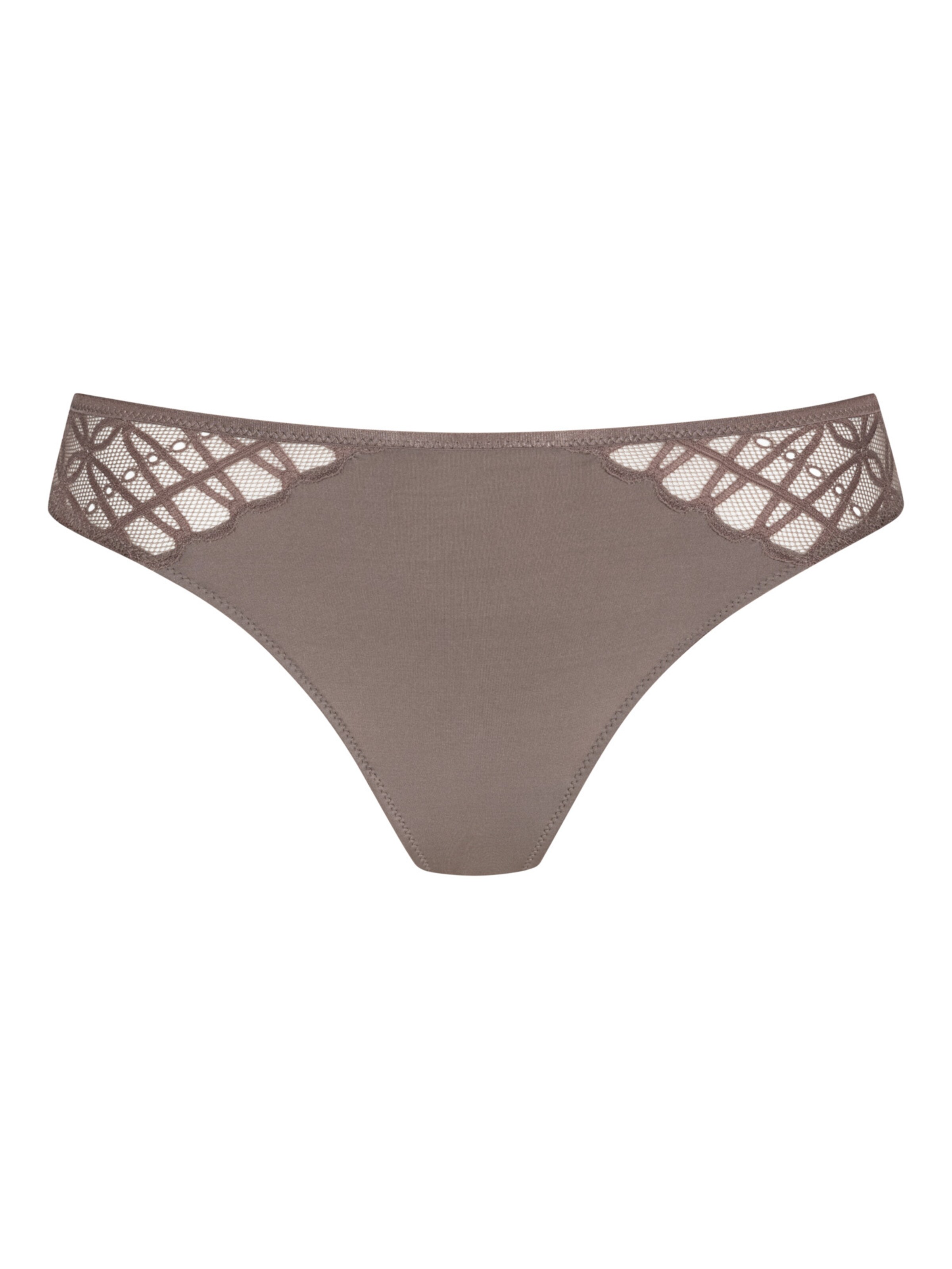 Mey Slip 'Poetry Temptation' in Bruin: voorkant