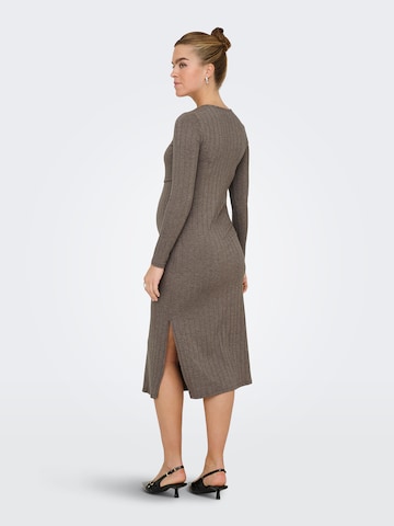 Only Maternity Dress 'OLMDANDRA' in Brown