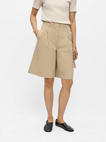 OBJECT Loosefit Bukser 'OBJYaya' i beige: forside