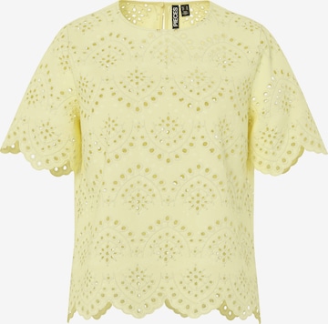 PIECES Bluza 'PCVILDE' | rumena barva: sprednja stran