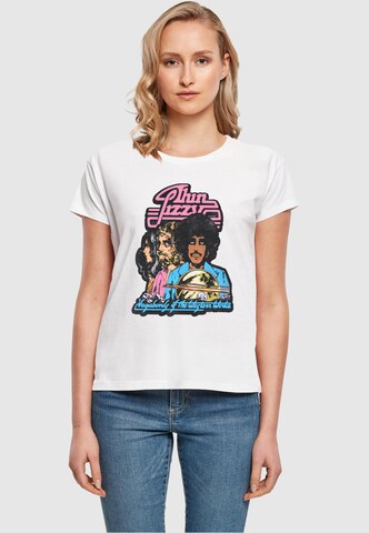 T-shirt 'Thin Lizzy - Album Tracklisting' Merchcode en blanc : devant