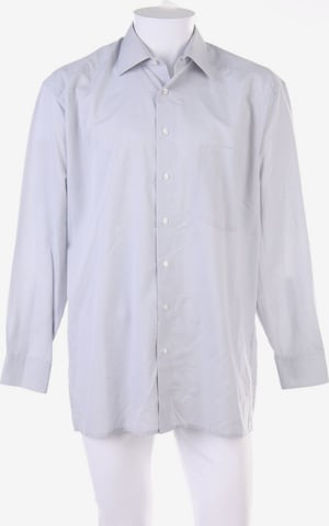OLYMP Button Up Shirt in XXL in Grey: front