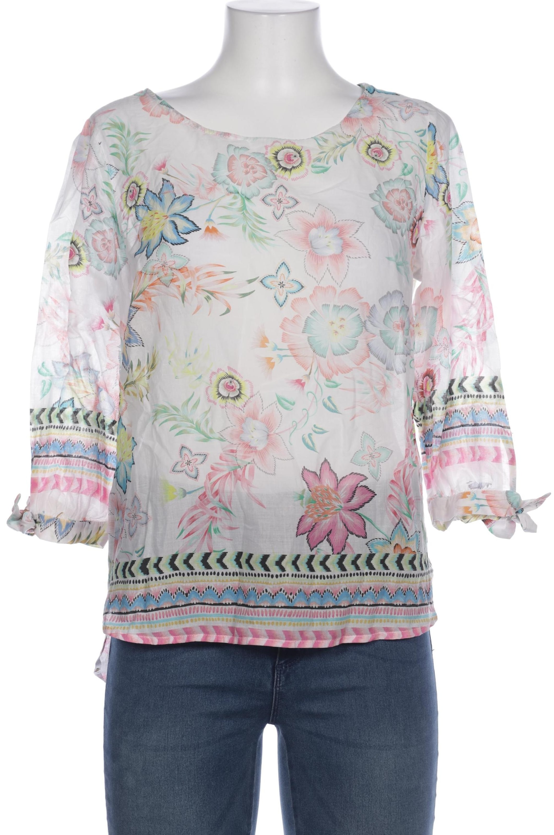 Emily Van Den Bergh Bluse L in Weiß: Vorderseite