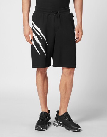 Plein Sport - regular Pantalón deportivo en negro: frente