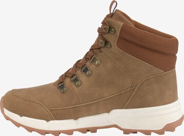 KAPPA Lace-Up Boots in Brown: front