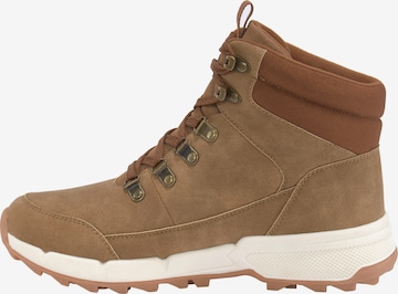 KAPPA Lace-Up Boots in Brown: front