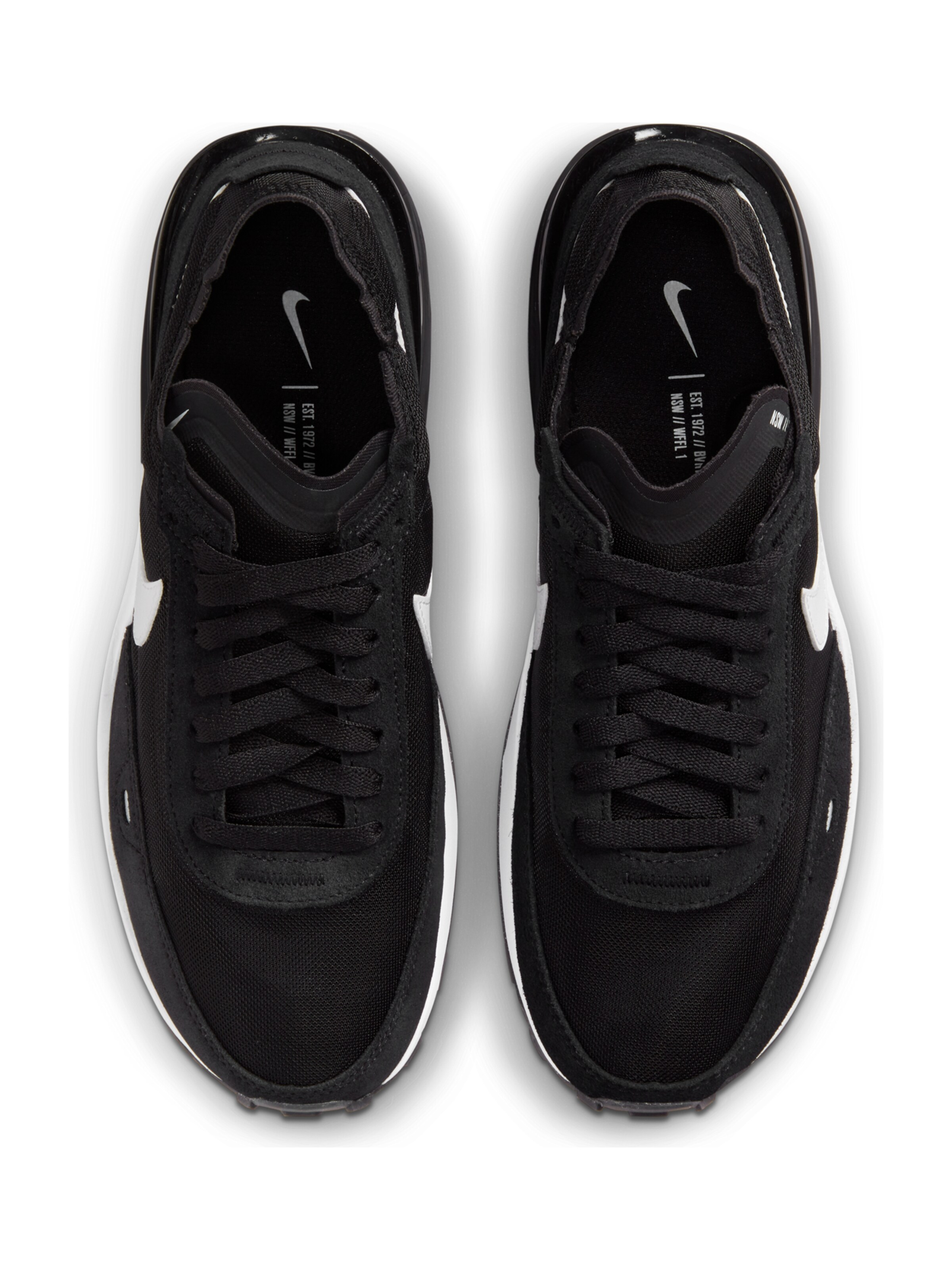 Nike Sportswear Platform trainers 'Waffle One' in Black