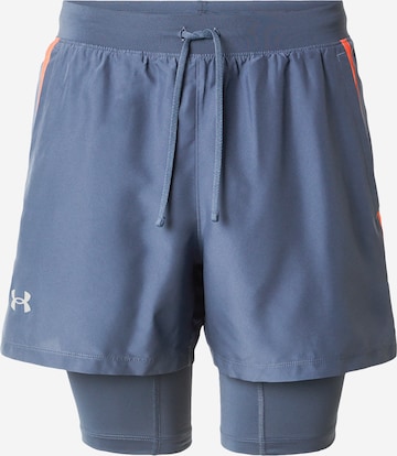 Pantalon de sport 'LAUNCH' UNDER ARMOUR en bleu : devant