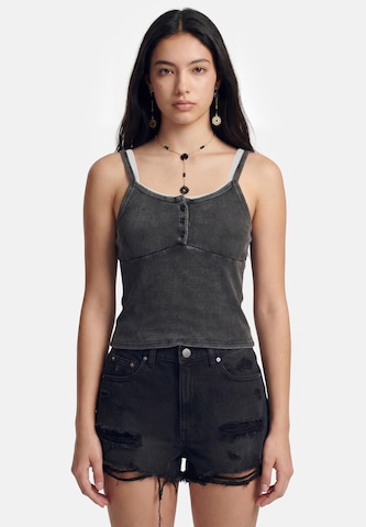 myMo ROCKS Top in Grey: front