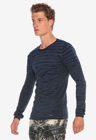 CIPO & BAXX Pullover in Blau