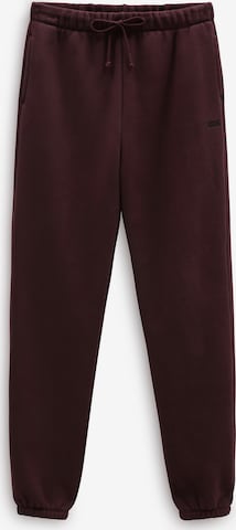 Effilé Pantalon VANS en marron : devant