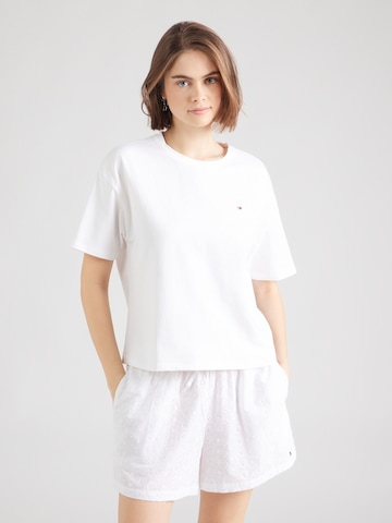 balts Tommy Hilfiger Underwear Pidžama ar šortiem: no priekšpuses