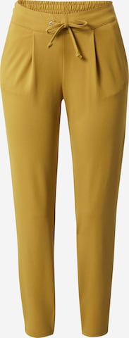 JDY Tapered Pleat-Front Pants 'PRETTY' in Yellow: front