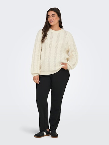 ONLY Carmakoma Pullover 'CARRubina' i hvid
