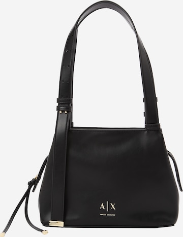 ARMANI EXCHANGE Olkalaukku 'ALICE' värissä musta: etupuoli